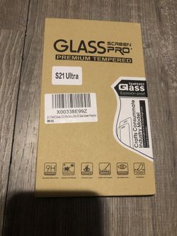 Samsung Galaxy S21 Ultra Tempered Glass Screen Protector