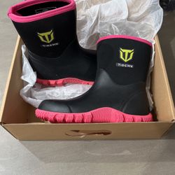 TIDEWE Rubber Boots for Women 9 Neoprene Insulated Rain Boots ...