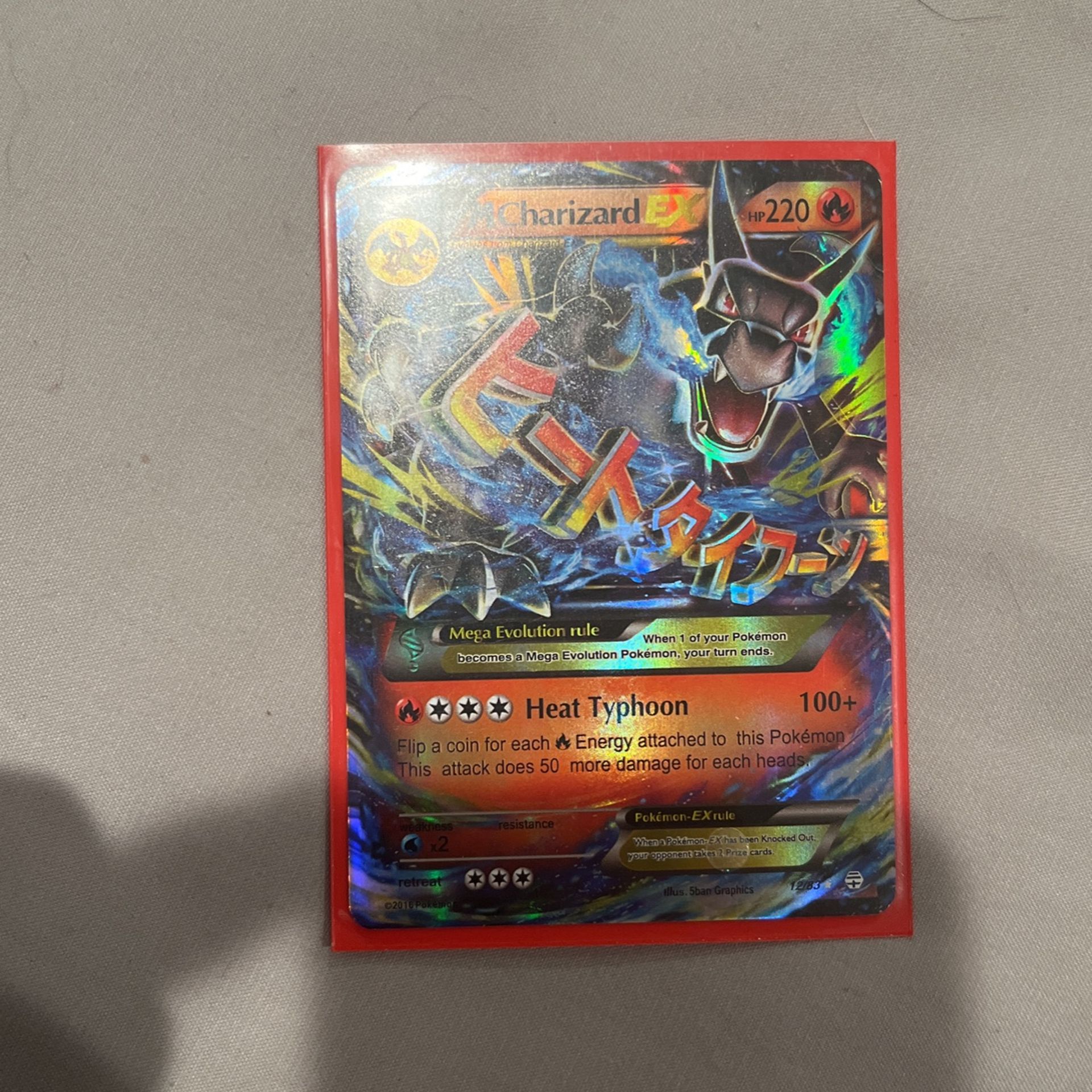 M Charzard EX Pokémon Card