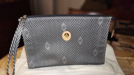 Mark Cross Coated Canvas Cambas Clutch 
