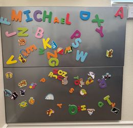 2 Magnetic 🧲 boards includes letters . As seen on pic.