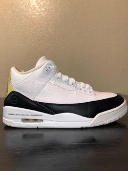 Air Jordan 3 Retro SP x Fragment Design Mid White Size 9.5