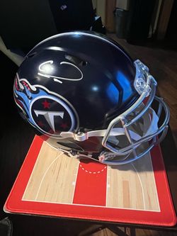 Fanatics Calvin Ridley signed Speed Authentic  Titans Full Size Helmet