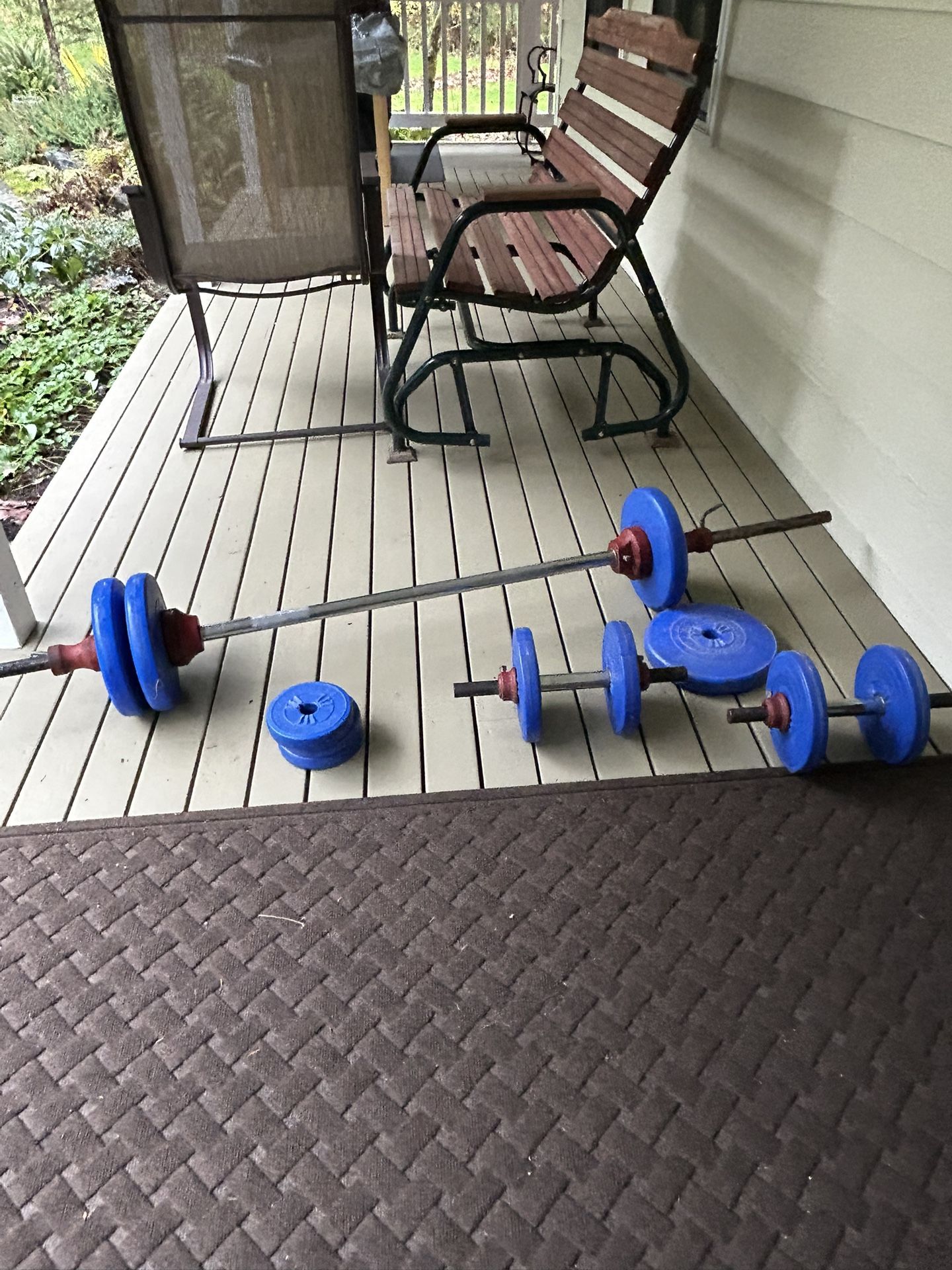Weight Lifting Bar-bell And Dumb-bell