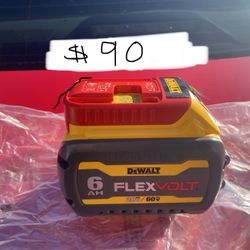 Brand New Dewalt 20/60v 6ah Flex Volt        Man. Date 2025