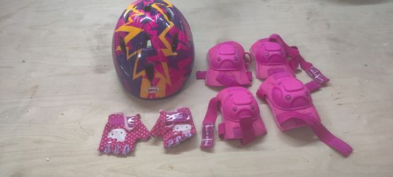  kids helmet & knee/elbow pads
