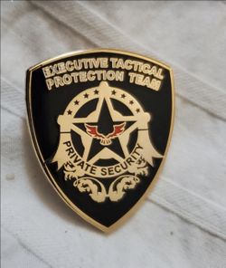 Executive Tactical Protection Team Private Security Badge
