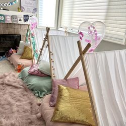 3 Birthday Slumber Party Tents