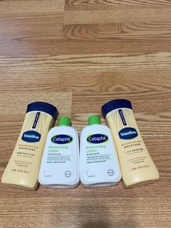 4 Cetaphil and Vaseline Lotions (8oz. and 10oz.)