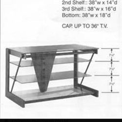 Bell'O TV and AV Components Rack