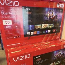 55 Tv Free Delivery $55 Down Takes The TVs On Financing 6 Month Warranty. 55 Vizio Smart 4k HDTV Qled 