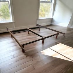 $25 for (1) California King Brown Heavy Duty Metal Bed Frame