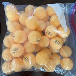 Ping Pong Set With TableTop Adjustable Net And A Bag Of 30+ 
