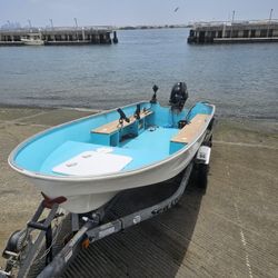 Glaspar 13ft Skiff Boat