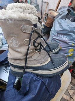 Kaufman Sorel mens Caribou Winter Snow Boots size 9