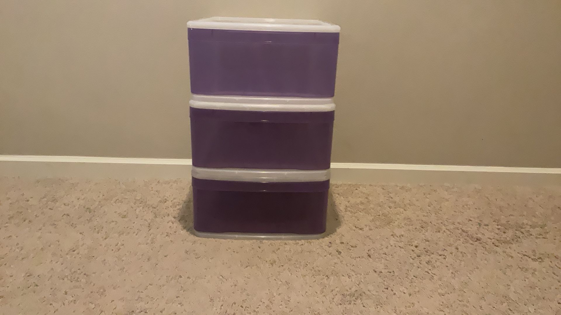 Kids Purple Bins