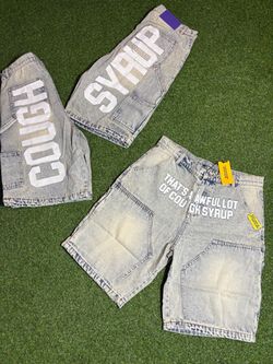 Awful Lot Of Cough Syrup Cargo Jorts
