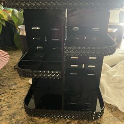 Rotating Acrylic Makeup Organizer 
