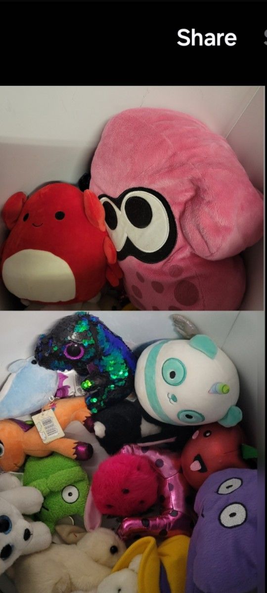 Plush Toys Mixed Lot