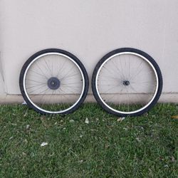 set (2) wheels (24 inches)