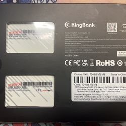 Kingbank DDR5 White RGB 64GB (2x32) 6400MT/s CL32 RAM 