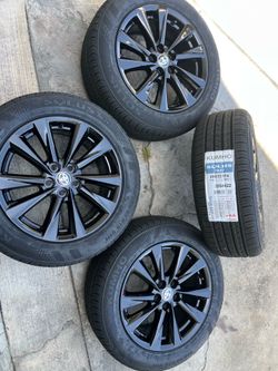 New Toyota Corolla rims and tires 16” Oem factory wheels rines y llantas nuevas fits Toyota Corolla Toyota Prius