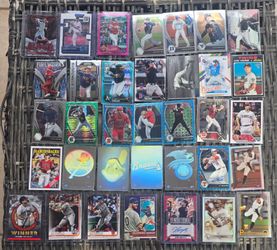 RIDICULOUS 35 Card Lot -Topps, Panini, and Bowman Baseball Card Collection