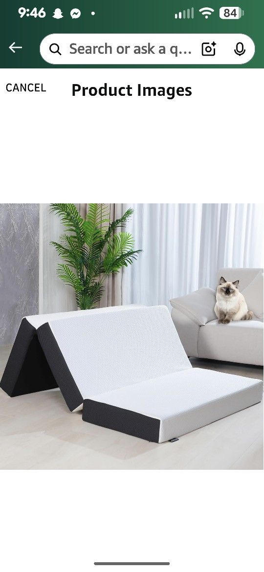 Roxo tri-fold memory foam Twin size mattress