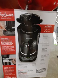 Black and decker coffee pot