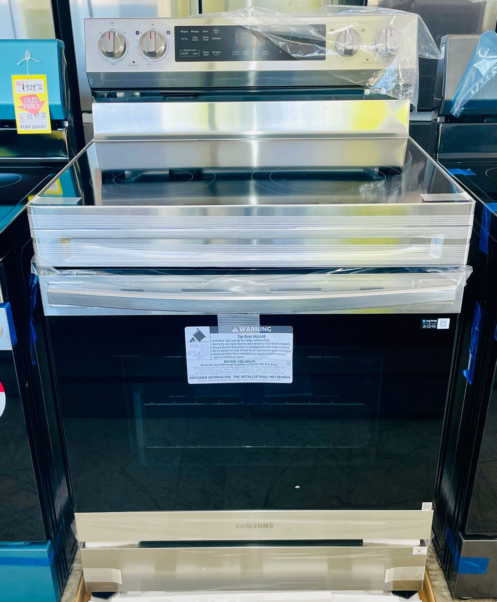 🔥🔥30” Samsung Electric Range With Airfryer
