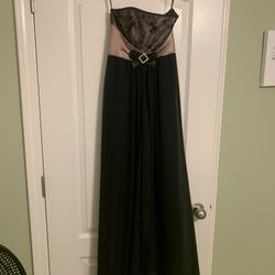 Long Formal Black Dress Size 1