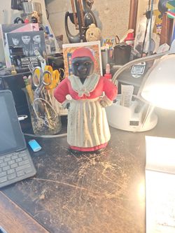 Black Figurine Door Stopper