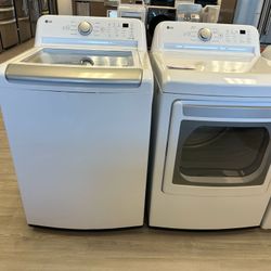 LG Washer And Electric Dryer Top Loader Set