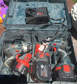 2 Bosch Impact Drills