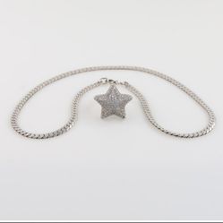 Sterling Silver Chain And Ring