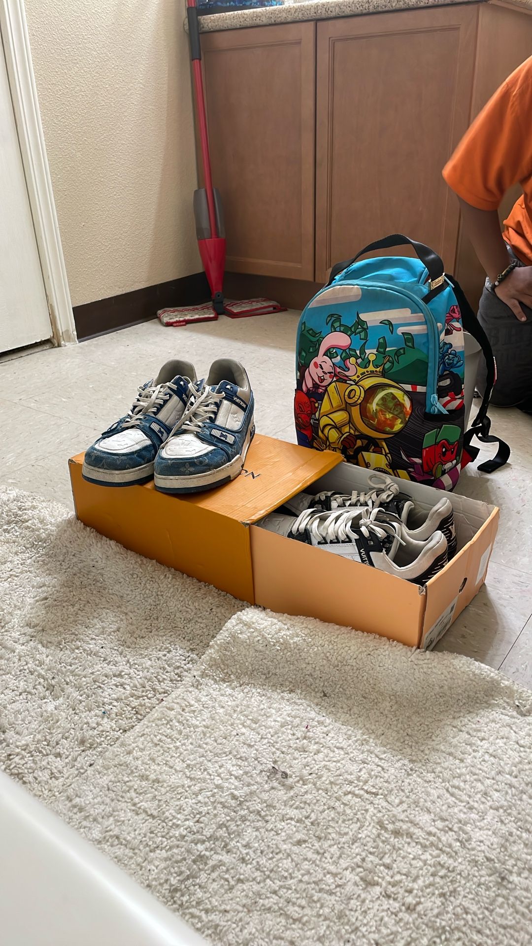 2 Louis Vuitton, And Sprayground Bag Lmkk‼️