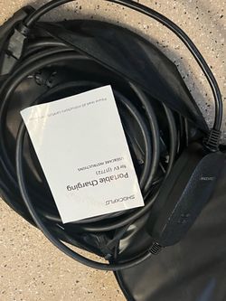 shockflo portable charging cable for ev car J1722 with tesla adapter