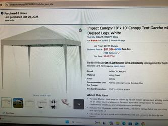 CANOPY TENT (NEW)