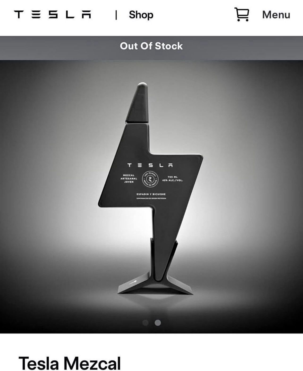 Tesla Mezcal New