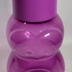 NEW Tupperware 12oz/350mL Kids Eco+ Flip Top Water Bottle Purplicious Penguin