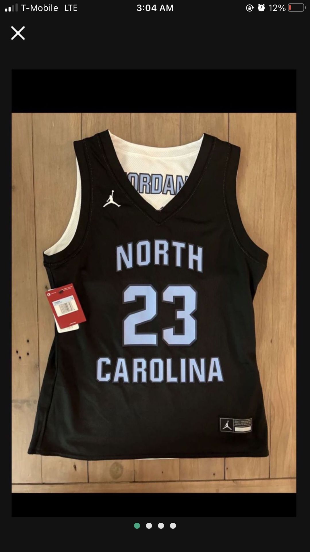 Michael Jordan North Carolina Jersey (New)