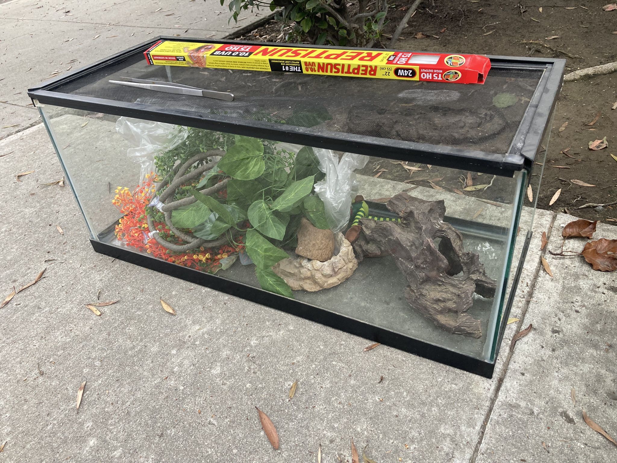 25 Gallon Tank/Aquarium For lizards or Snakes 31X13.5X13.5 LxWxH