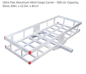 Aluminum Hitch Cargo Carrier - 500-Lb.
