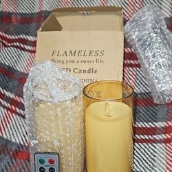 2 Remote Control LED Candle Set 