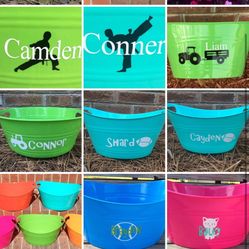 Easter Buckets Personalized 