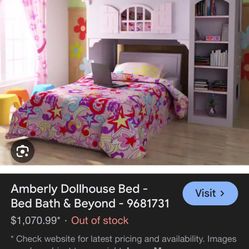 Girls.  Tomatoes. Pink And. Purple. Bunk Bed. 