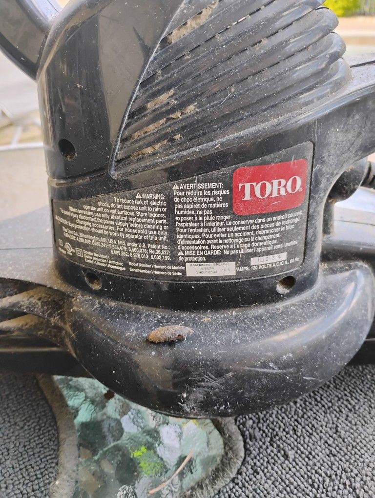 Rake And Vac Blower Toro
