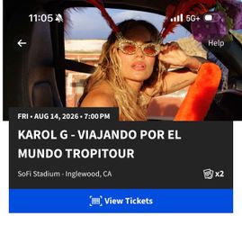 Karol G tickets