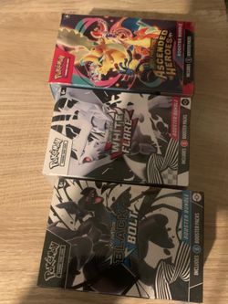 Pokémon bundle ascending heroes black bolt white flare