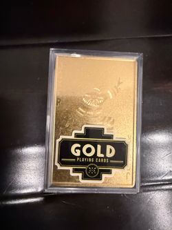 New gold deck card